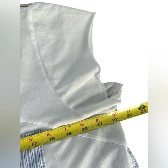 Maeve by Anthropologie Ladies Pinstriped Pocket Tunic Size Medium - Picture 8 of 9